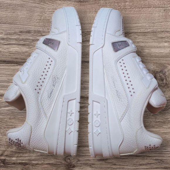 Louis Vuitton Other - DS Louis Vuitton LV Trainer White Calf Leather - EU 42 (US 9) - 1ADDBY